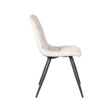 LABEL51 Eetkamerstoel Jelt - Naturel - Boucle van LABEL51 - laagste prijs offerte van PureWonen