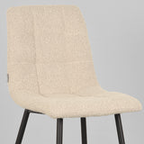 LABEL51 Eetkamerstoel Juul - Zand - Boucle van LABEL51 – Luxe comfort op maat van PureWonen. Vraag naar de beste prijs.