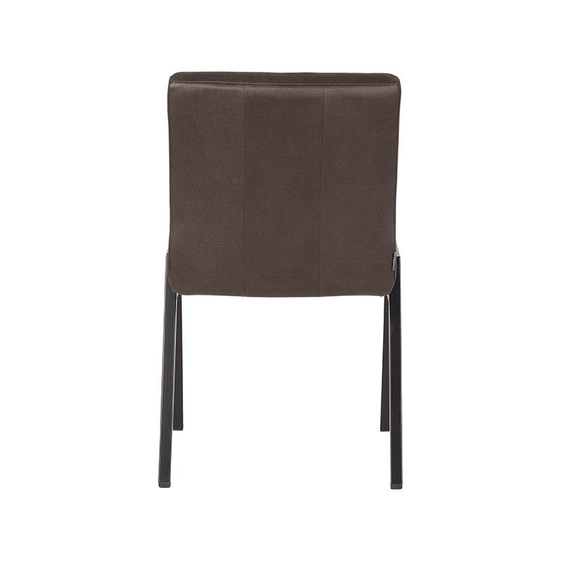 LABEL51 Eetkamerstoel Matz - Antraciet - Microfiber van LABEL51 - laagste prijs offerte van PureWonen