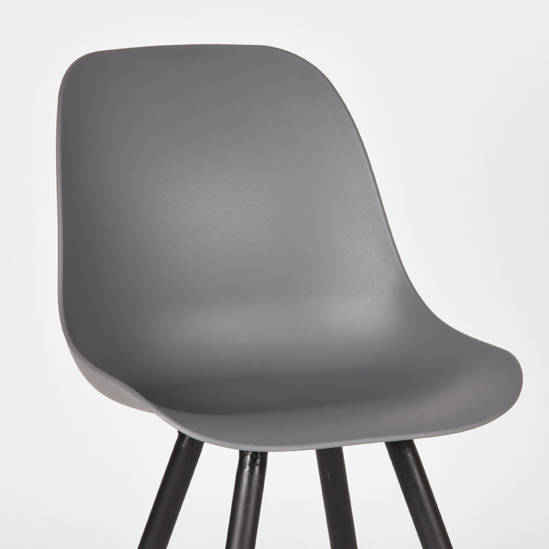 LABEL51 Eetkamerstoel Monza - Antraciet - Kunststof van LABEL51 – Luxe comfort op maat van PureWonen. Vraag naar de beste prijs.