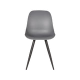 LABEL51 Eetkamerstoel Monza - Antraciet - Kunststof van LABEL51 – Luxe comfort op maat van PureWonen. Vraag naar de beste prijs.