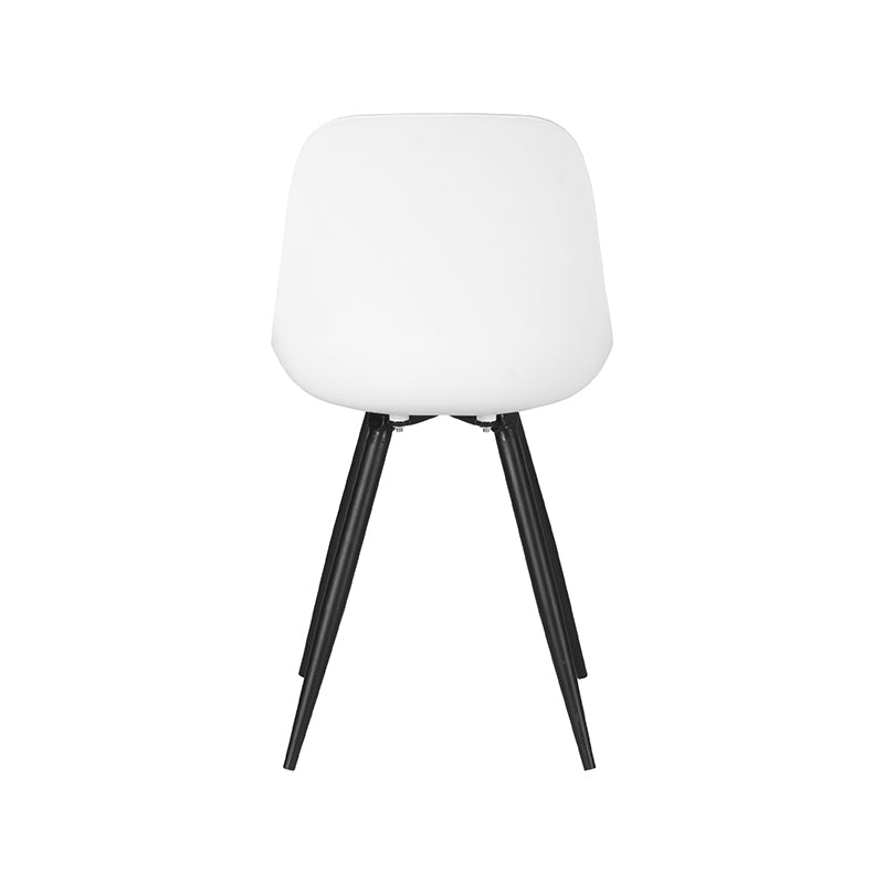 LABEL51 Eetkamerstoel Monza - Wit - Kunststof van LABEL51 – Luxe comfort op maat van PureWonen. Vraag naar de beste prijs.