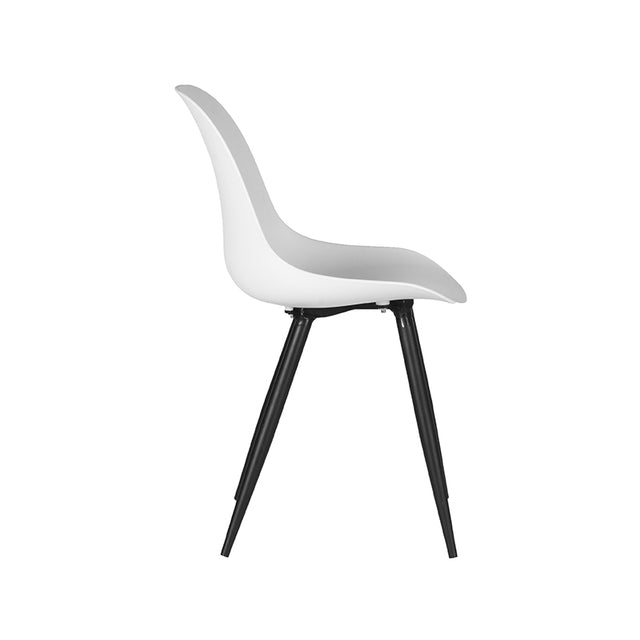 LABEL51 Eetkamerstoel Monza - Wit - Kunststof van LABEL51 – Luxe comfort op maat van PureWonen. Vraag naar de beste prijs.