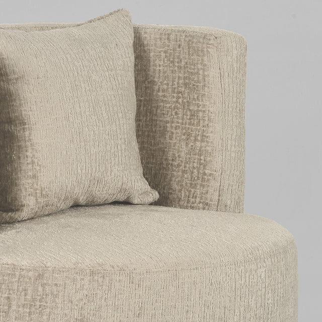 LABEL51 Fauteuil Evy - Beige - Fluweel - 65 cm van LABEL51 – Luxe comfort op maat van PureWonen. Vraag naar de beste prijs.