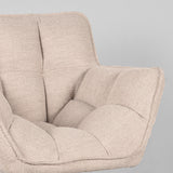 LABEL51 Fauteuil Ian - Naturel - Boucle van LABEL51 – Luxe comfort op maat van PureWonen. Vraag naar de beste prijs.