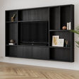 Flatbox Cinewall // Authentic Black Oak van area77 – Luxe comfort op maat van PureWonen. Vraag naar de beste prijs.