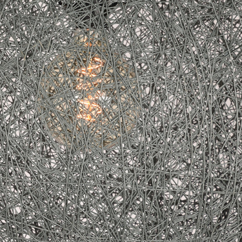 LABEL51 Hanglamp Twist - Grijs - Vlas - L van LABEL51 – Luxe comfort op maat van PureWonen. Vraag naar de beste prijs.