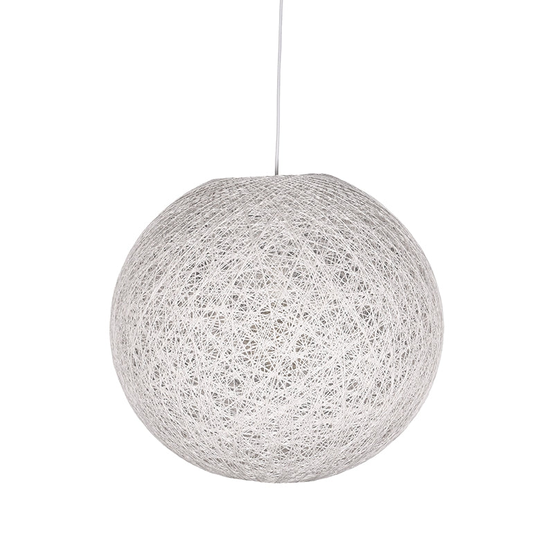 LABEL51 Hanglamp Twist - Wit - Vlas - L van LABEL51 – Luxe comfort op maat van PureWonen. Vraag naar de beste prijs.