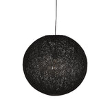 Hanglamp Twist - Zwart - Vlas - L van LABEL51 – Luxe comfort op maat van PureWonen. Vraag naar de beste prijs.