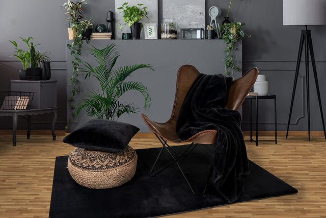 Heaven Blanket Zwart van PureWonen - laagste prijs offerte van PureWonen