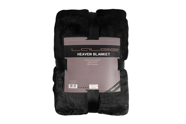 Heaven Blanket Zwart van PureWonen - laagste prijs offerte van PureWonen
