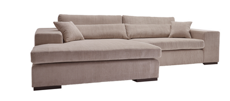 Hulk loungebank stof Ribcord 180 van PureWonen – Luxe comfort op maat van PureWonen. Vraag naar de beste prijs.
