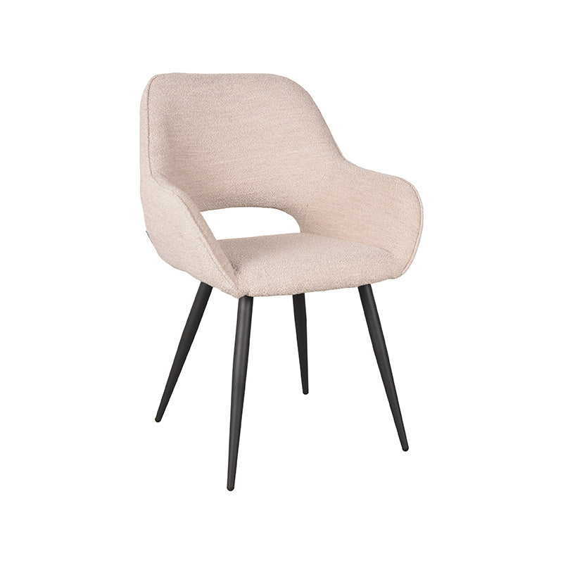 LABEL51 Eetkamerstoel Fer - Naturel - Boucle van LABEL51 - laagste prijs offerte van PureWonen