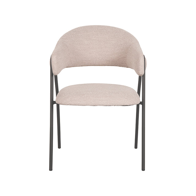 LABEL51 Eetkamerstoel Lowen - Naturel - Boucle van LABEL51 - laagste prijs offerte van PureWonen