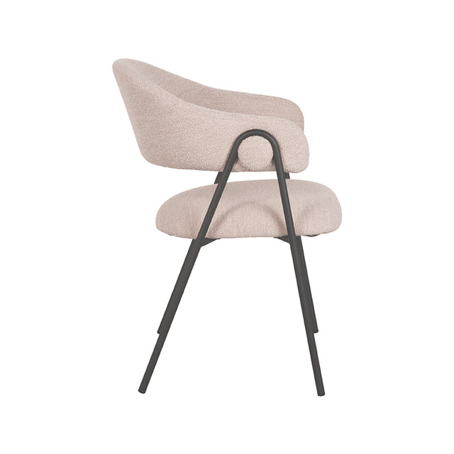 LABEL51 Eetkamerstoel Lowen - Naturel - Boucle van LABEL51 - laagste prijs offerte van PureWonen