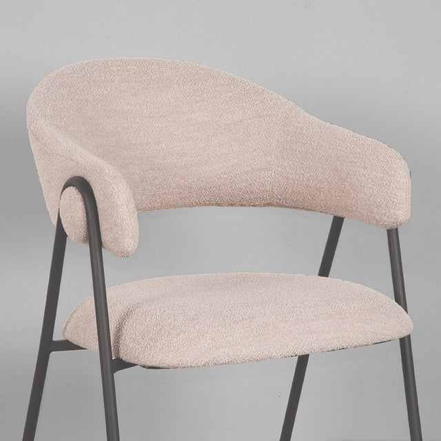 LABEL51 Eetkamerstoel Lowen - Naturel - Boucle van LABEL51 - laagste prijs offerte van PureWonen