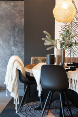 LABEL51 Eetkamerstoel Monza - Zwart - Kunststof van LABEL51 – Luxe comfort op maat van PureWonen. Vraag naar de beste prijs.