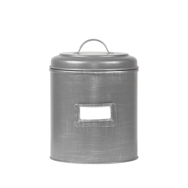 LABEL51 Opbergblik - Antiek grijs - Metaal - XL - 20x20x25 cm van LABEL51 - laagste prijs offerte van PureWonen