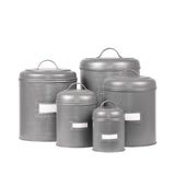 LABEL51 Opbergblik - Antiek grijs - Metaal - L - 18x18x24 cm van LABEL51 - laagste prijs offerte van PureWonen