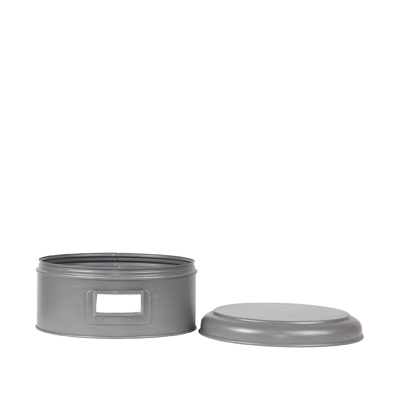 LABEL51 Opbergblik - Antiek grijs - Metaal - XL - 25x25x13 cm van LABEL51 – Luxe comfort op maat van PureWonen. Vraag naar de beste prijs.