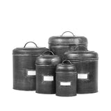 LABEL51 Opbergblik - Zwart - Metaal - S - 10x10x15 cm van LABEL51 - laagste prijs offerte van PureWonen