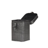 LABEL51 Opbergkist - Antiek grijs - Metaal - M - 12x12x17 cm van LABEL51 – Luxe comfort op maat van PureWonen. Vraag naar de beste prijs.