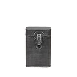 LABEL51 Opbergkist - Antiek grijs - Metaal - M - 12x12x17 cm van LABEL51 – Luxe comfort op maat van PureWonen. Vraag naar de beste prijs.