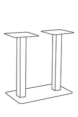 LABEL51 Tafelpoot - 1408 Table Blend - Hunter - Metaal - 72 cm - Dubbel