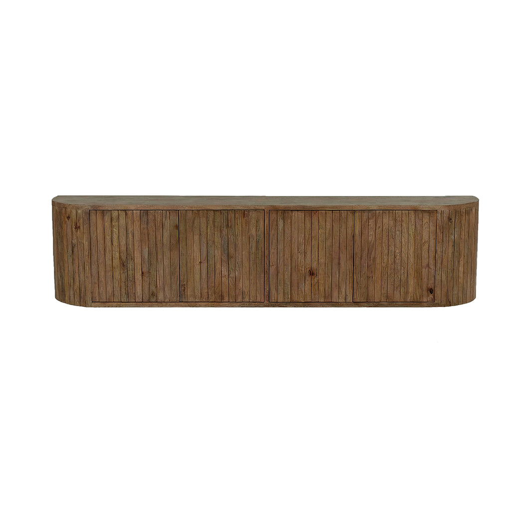 LABEL51 Tv-meubel Miya - Nature Smooth - Mangohout - 220 cm