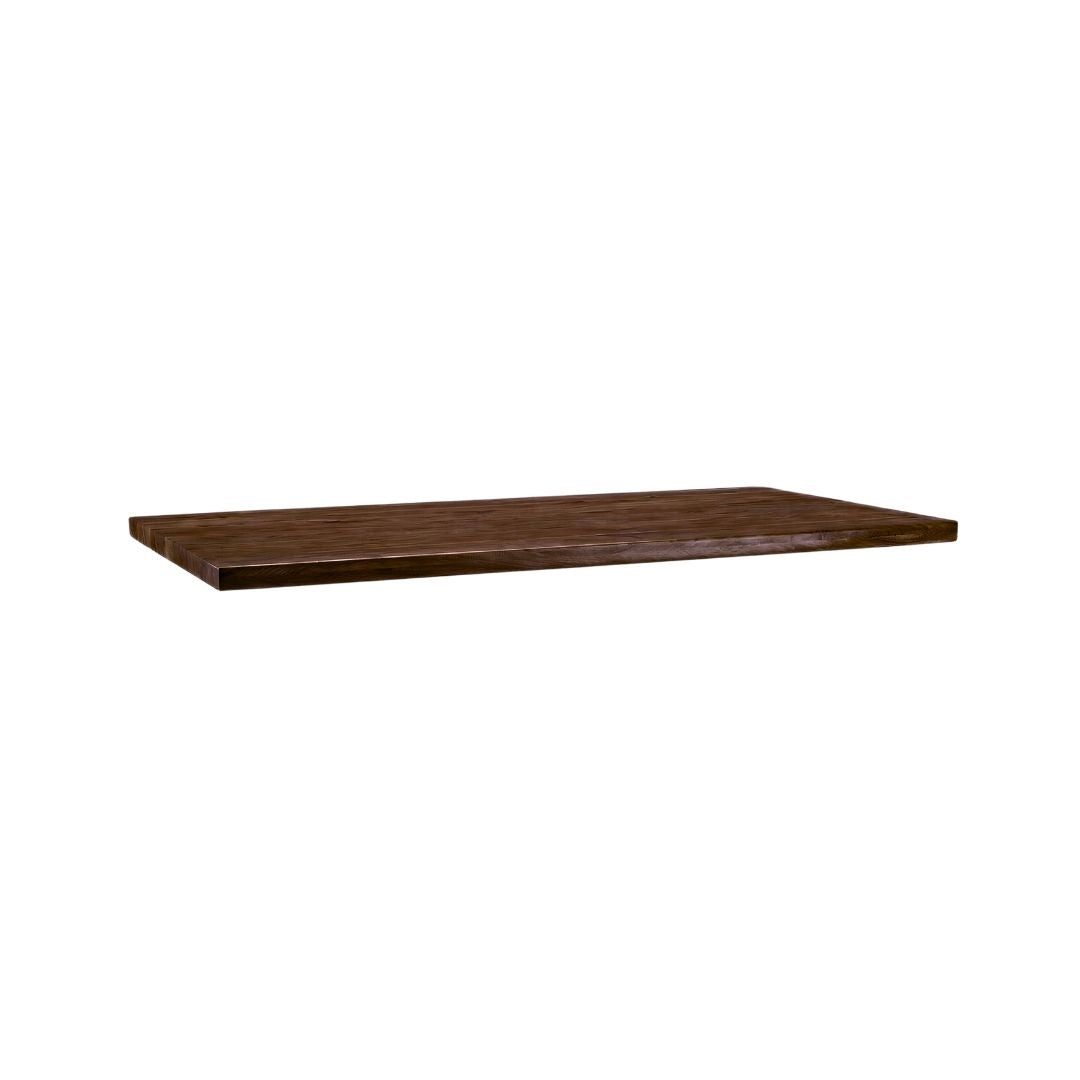 LABEL51 Eetkamertafel Tafelblad Rechthoek - Espresso - Mangohout - 160 cm - Rechthoek