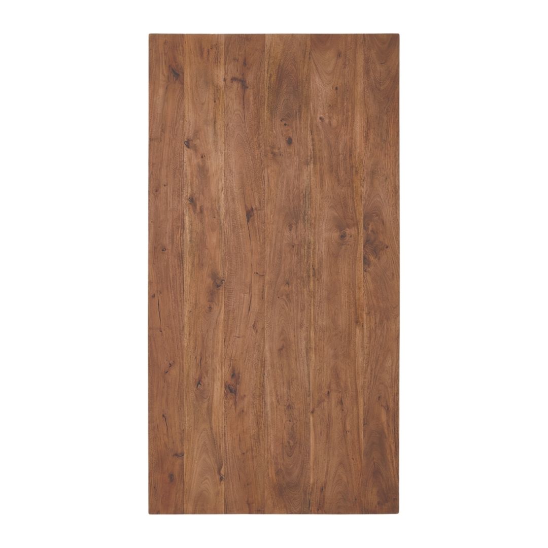 LABEL51 Eetkamertafel Tafelblad Rechthoek - Nature Smooth - Mangohout - 220 cm - Rechthoek