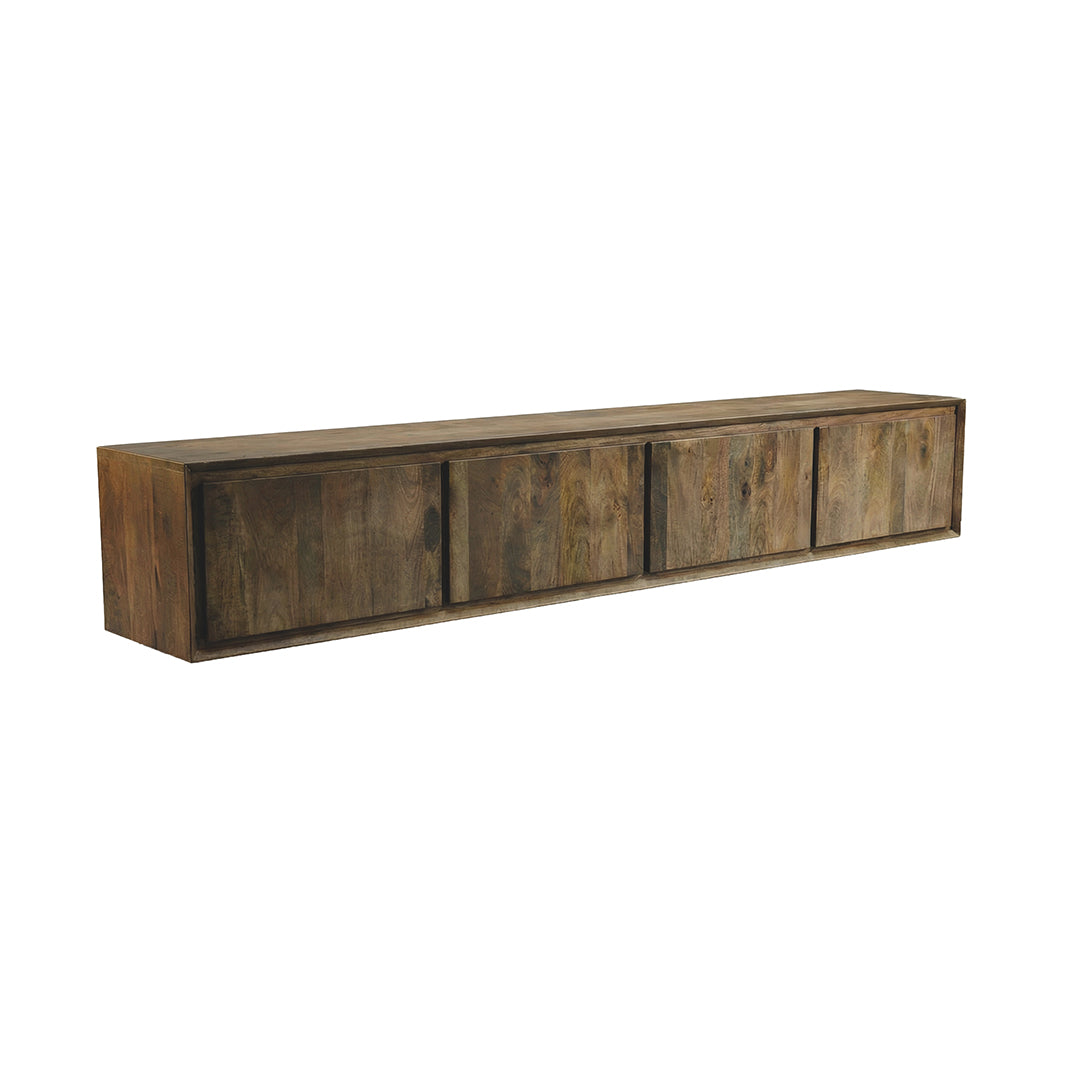 LABEL51 Tv-meubel Nori - Nature Smooth - Mangohout - 220 cm van LABEL51 – Luxe comfort op maat van PureWonen. Vraag naar de beste prijs.