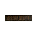 LABEL51 Tv-meubel Nori - Espresso - Mangohout - 190 cm