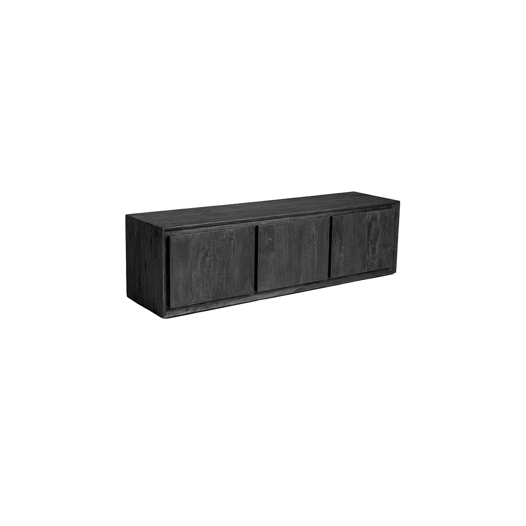 LABEL51 Tv-meubel Nori - Zwart - Mangohout - 140 cm