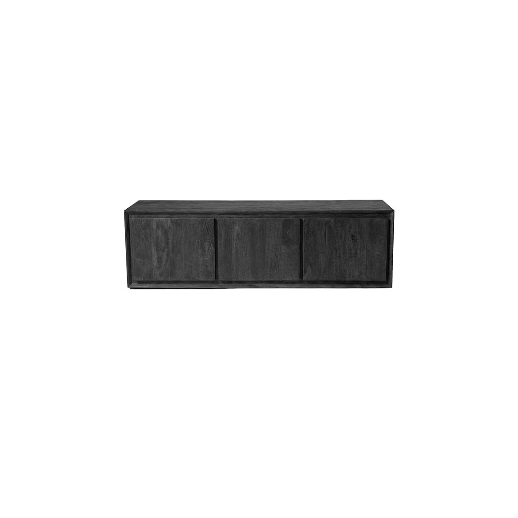 LABEL51 Tv-meubel Nori - Zwart - Mangohout - 140 cm