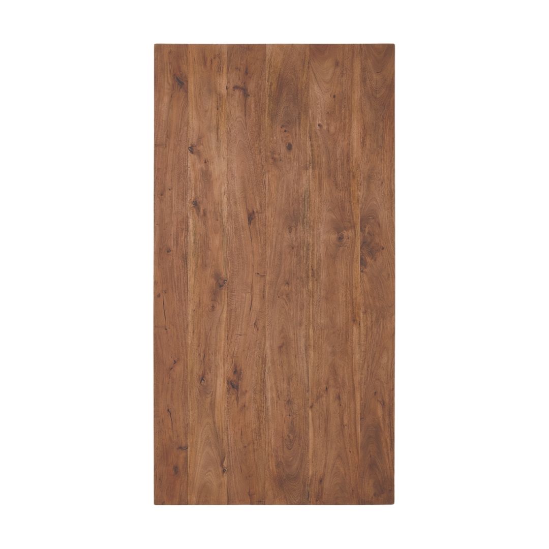LABEL51 Eetkamertafel Tafelblad Rechthoek - Nature Smooth - Mangohout - 200 cm - Rechthoek