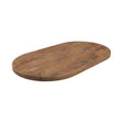 LABEL51 Eetkamertafel Tafelblad Halve Cirkel - Nature Smooth - Mangohout - 180 cm - Halve Cirkel van LABEL51 – Luxe comfort op maat van PureWonen. Vraag naar de beste prijs.