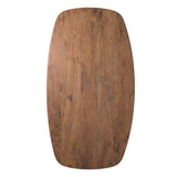 LABEL51 Eetkamertafel Tafelblad Deens Ovaal - Nature Smooth - Mangohout - 240 cm - Deens Ovaal