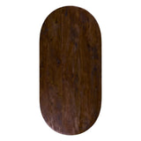 LABEL51 Tafelblad - 1407 Tafelblad Halve Cirkel - Espresso - Mangohout - 240 cm - Halve Cirkel