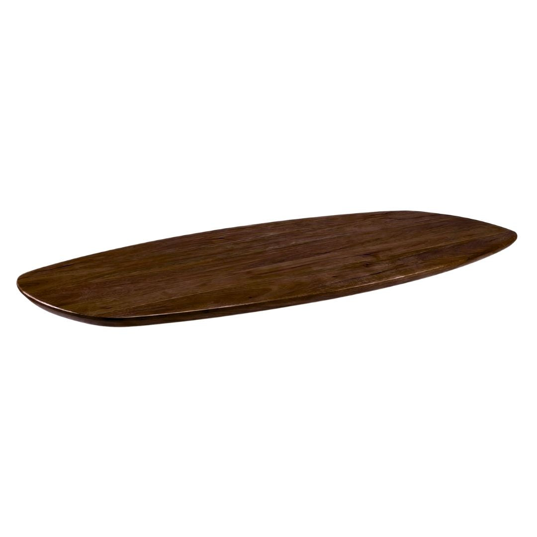 LABEL51 Eetkamertafel Tafelblad Deens Ovaal - Espresso - Mangohout - 240 cm - Deens Ovaal van LABEL51 – Luxe comfort op maat van PureWonen. Vraag naar de beste prijs.