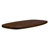LABEL51 Eetkamertafel Tafelblad Deens Ovaal - Espresso - Mangohout - 240 cm - Deens Ovaal
