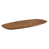 LABEL51 Eetkamertafel Tafelblad Deens Ovaal - Nature Smooth - Mangohout - 240 cm - Deens Ovaal