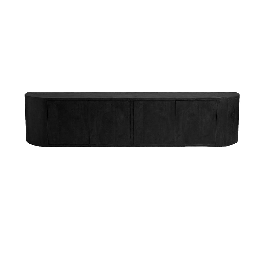 LABEL51 Tv-meubel Saya - Zwart - Mangohout - 220 cm