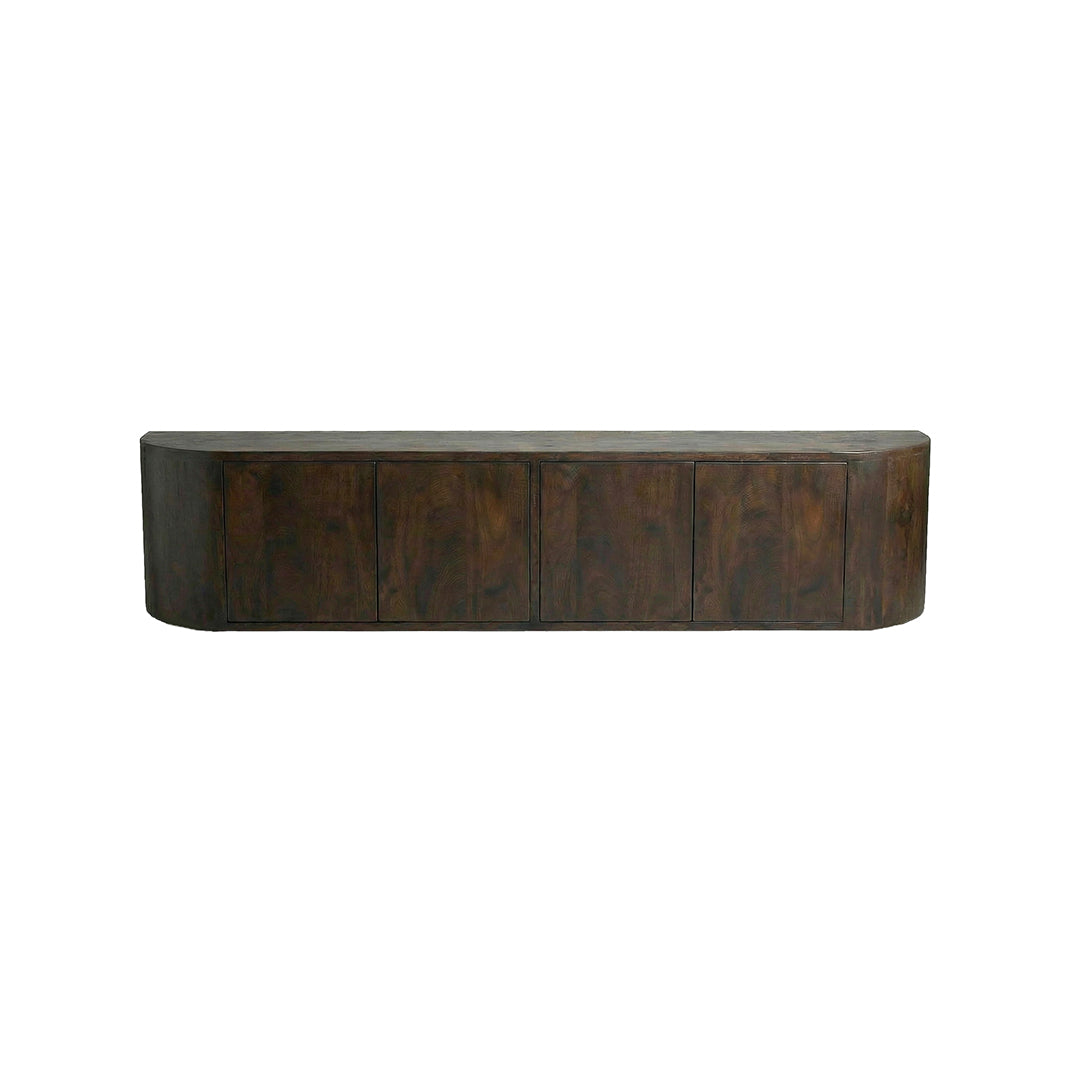 LABEL51 Tv-meubel Saya - Espresso - Mangohout - 190 cm