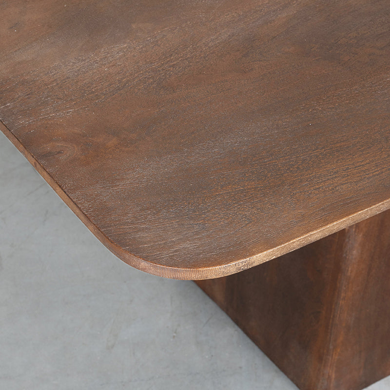LABEL51 Eetkamertafel Owen - Nature Smooth - Mangohout - 220 cm - Rechthoek