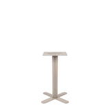 LABEL51 Eetkamertafel X-Poot - Taupe - Metaal - X-Poot