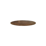 LABEL51 Eetkamertafel Tafelblad Sloppy Edge - Espresso - Mangohout - 110 cm - Rond Sloppy