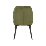 LABEL51 Eetkamerstoel Liam - Hunter - Egon - Zwart Metalen Frame