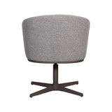 LABEL51 Eetkamerstoel Cannes - Mushroom - Royal Boucle - Brons Metalen Frame