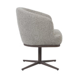 LABEL51 Eetkamerstoel Cannes - Mushroom - Royal Boucle - Brons Metaal